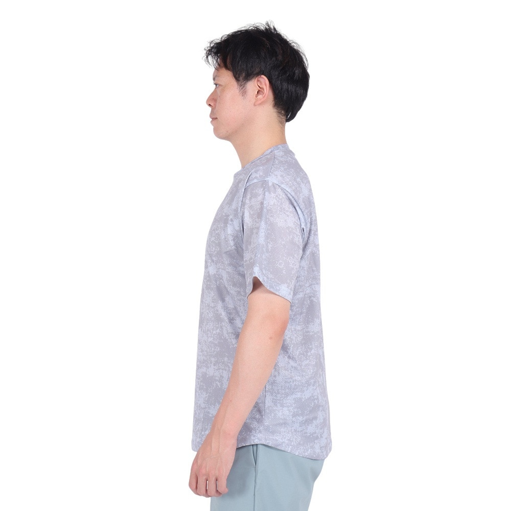 エックスティーエス（XTS）（メンズ）バスケットボールウェア ドライプラス 高通気 半袖Tシャツ 751TS4ES0027LGRY