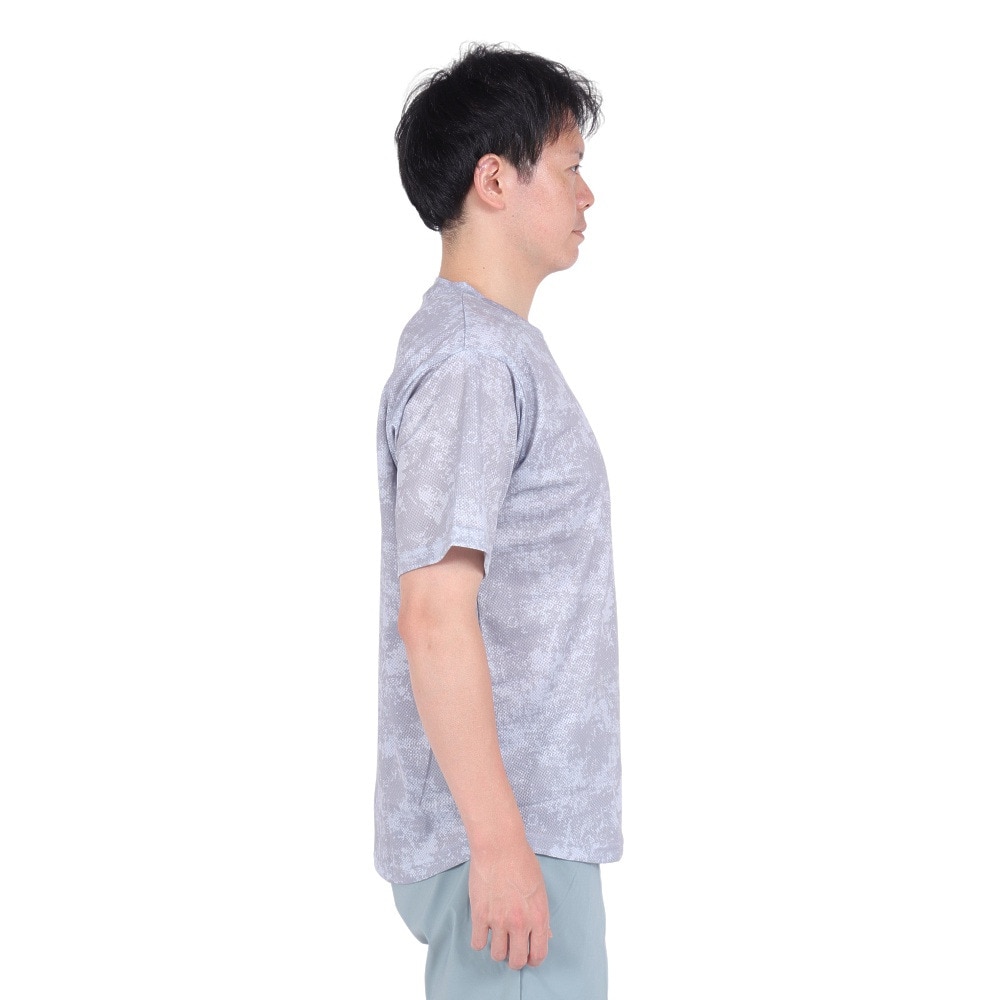 エックスティーエス（XTS）（メンズ）バスケットボールウェア ドライプラス 高通気 半袖Tシャツ 751TS4ES0027LGRY