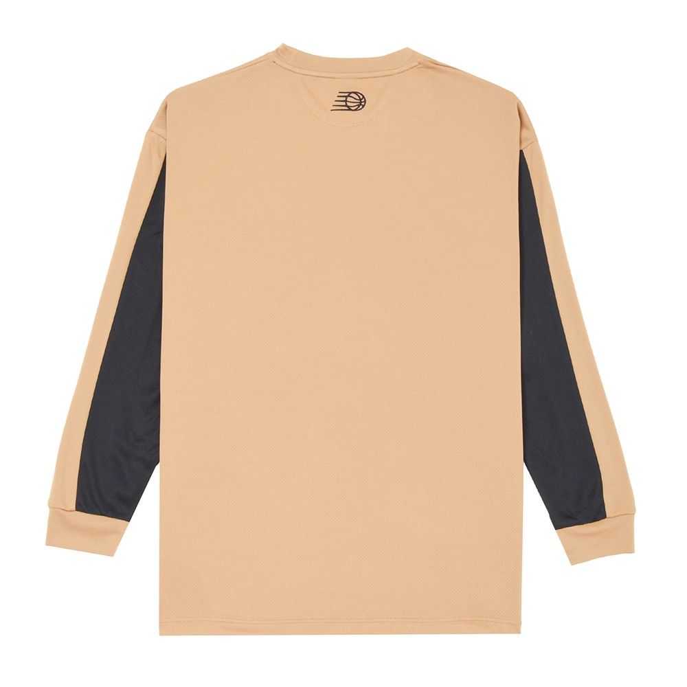 ニューバランス（new balance）（メンズ）バスケットボールウェア サイドカラーブロック ロングスリーブTシャツ AMT45180GIN