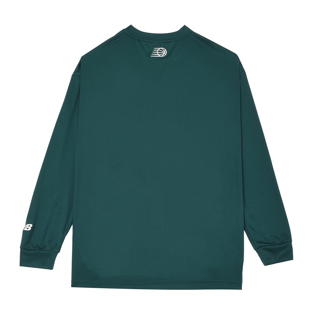ニューバランス（new balance）（メンズ）バスケットボールウェア グラフィック ロングスリーブTシャツ AMT45181NWG