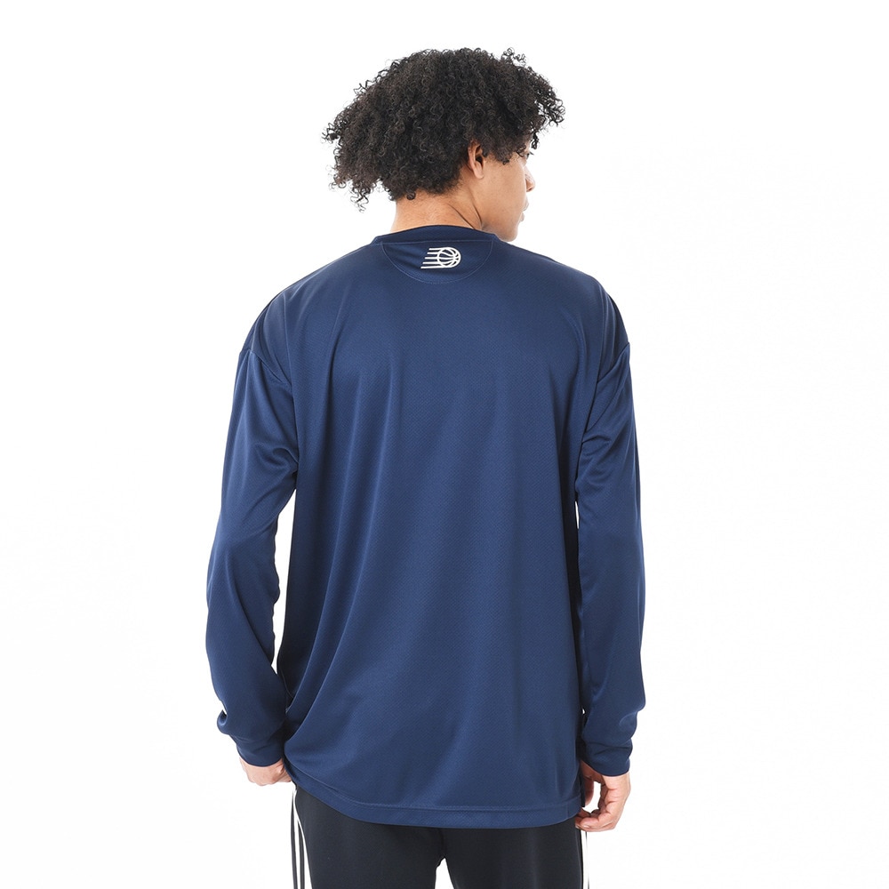 ニューバランス（new balance）（メンズ）バスケットボールウェア グラフィック ロングスリーブTシャツ AMT45181TNV
