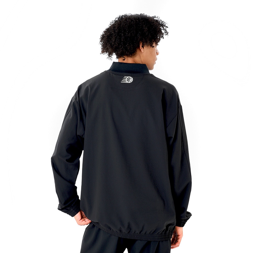ニューバランス（new balance）（メンズ）バスケットボールウェア ストレッチウィンドシューティング モックネックトップ AMT45182BK