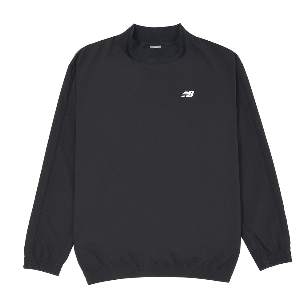 ニューバランス（new balance）（メンズ）バスケットボールウェア ストレッチウィンドシューティング モックネックトップ AMT45182BK