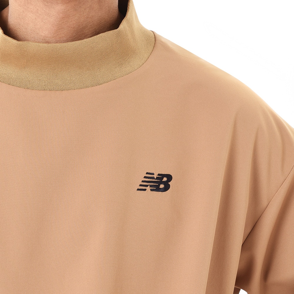 ニューバランス（new balance）（メンズ）バスケットボールウェア ストレッチウィンドシューティング モックネックトップ AMT45182GIN
