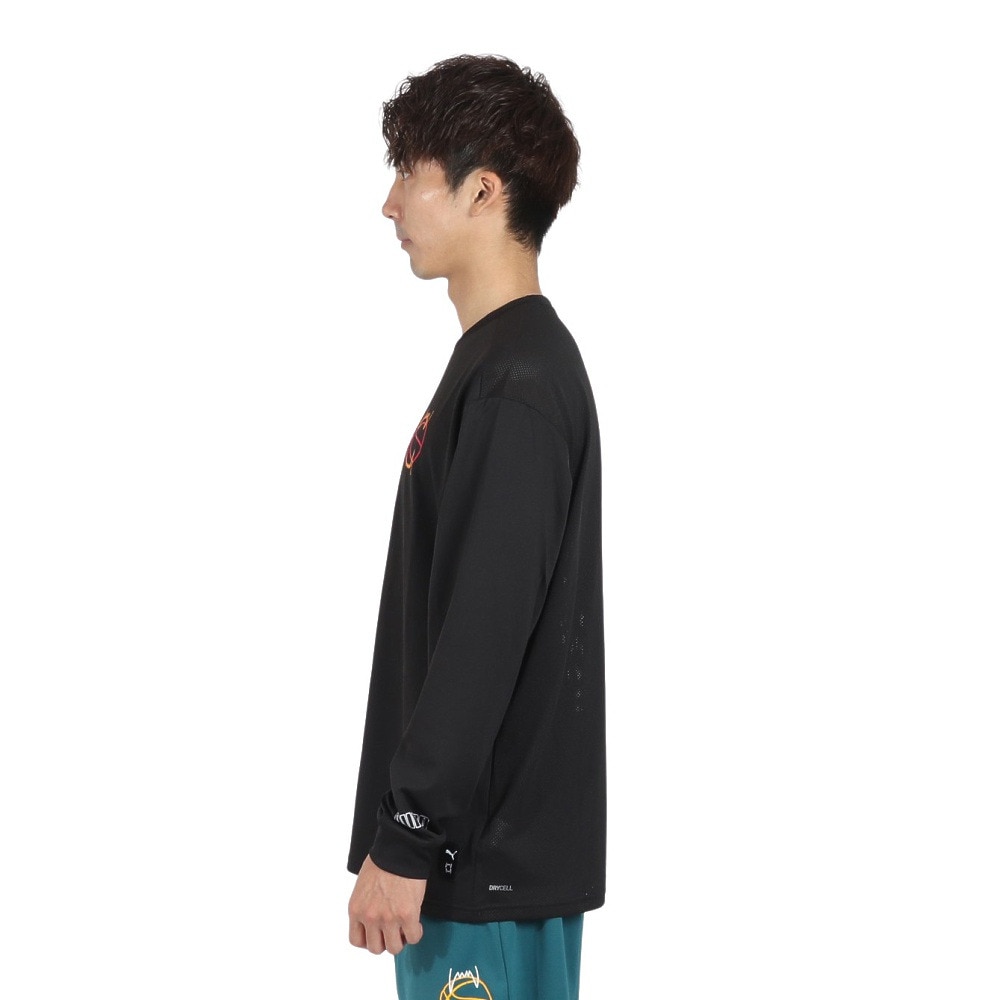 プーマ（PUMA）（メンズ）バスケットボールウェア 長袖 Tシャツ 62926701