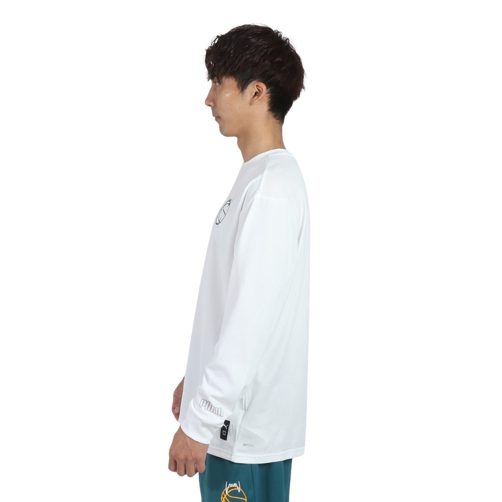 プーマ（PUMA）（メンズ）バスケットボールウェア 長袖 Tシャツ 62926702