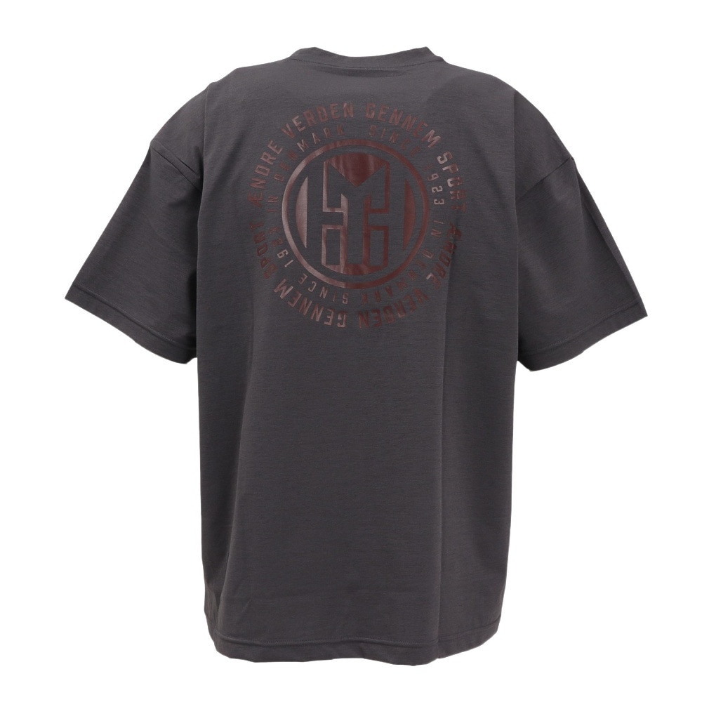 ヒュンメル（hummel）（メンズ、レディース）【新商品】 スポーツウェア コットンライク Tシャツ ユニセックス チャコール UVカット HAPB4089-921