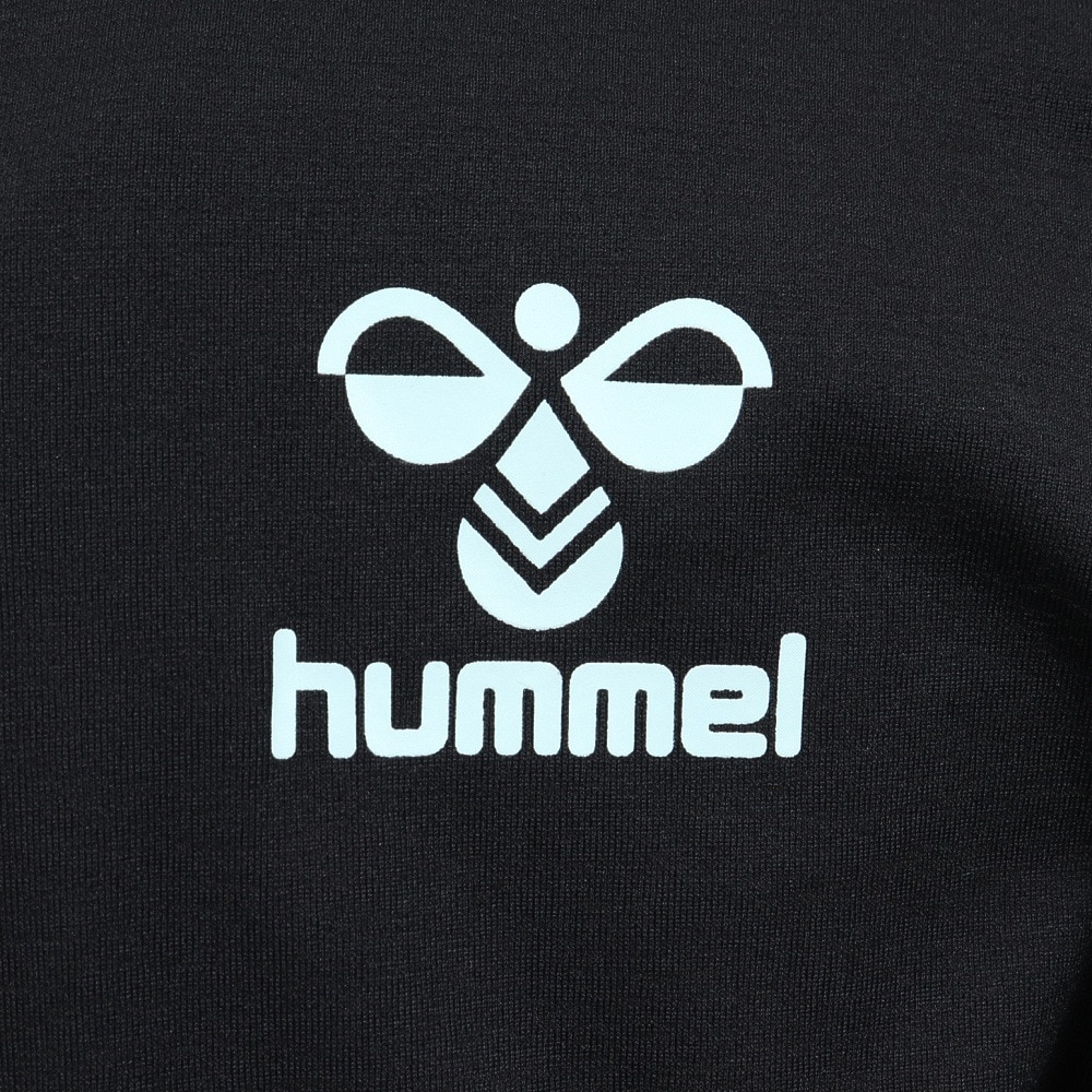 ヒュンメル（hummel）（メンズ、レディース）【新商品】 スポーツウェア コットンライク Tシャツ ユニセックス ブラック UVカット HAPB4091-90