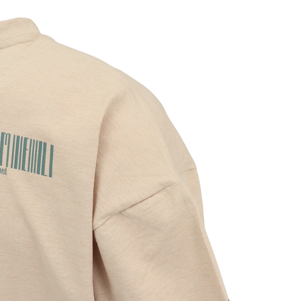ヒュンメル（hummel）（メンズ、レディース）【新商品】 スポーツウェア コットンライク Tシャツ ユニセックス ライトベージュ UVカット HAPB4092-421