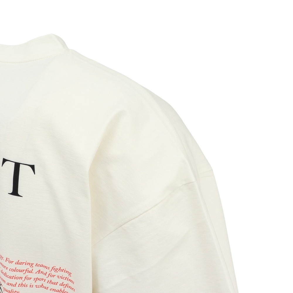 ヒュンメル（hummel）（メンズ、レディース）【新商品】 スポーツウェア コットンライク Tシャツ ユニセックス オフホワイト UVカット XB HAPB4095XB-11