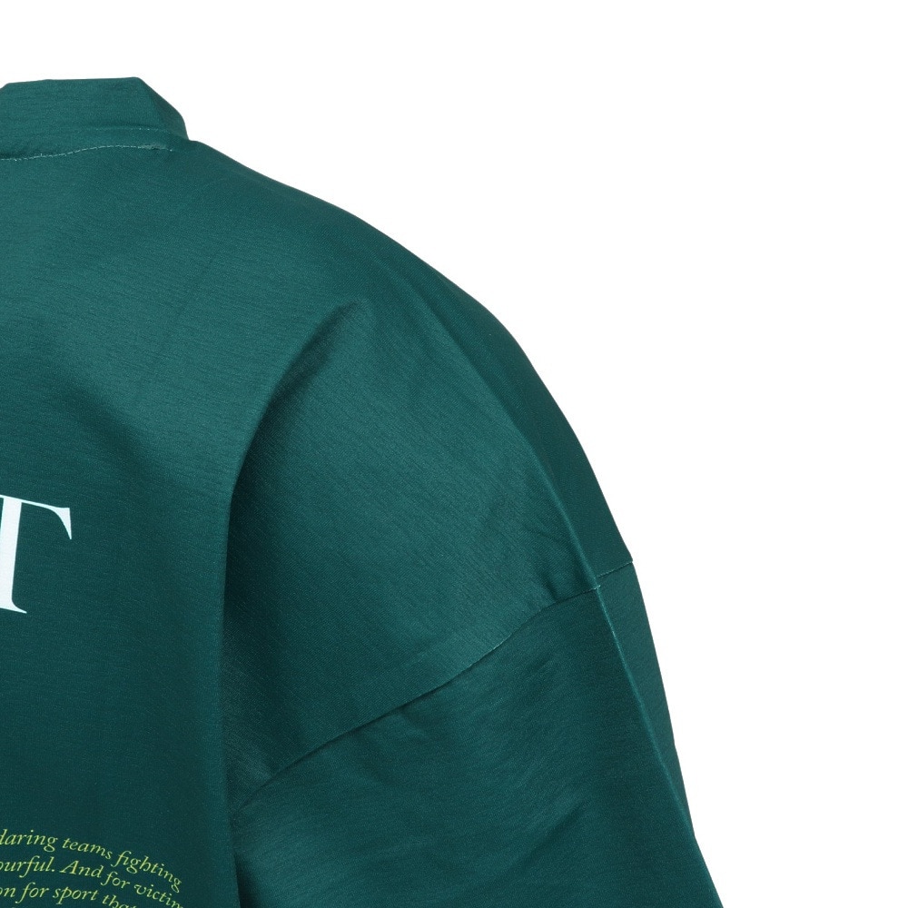 ヒュンメル（hummel）（メンズ、レディース）【新商品】 スポーツウェア コットンライク Tシャツ ユニセックス グリーン XB UVカット HAPB4095XB-563