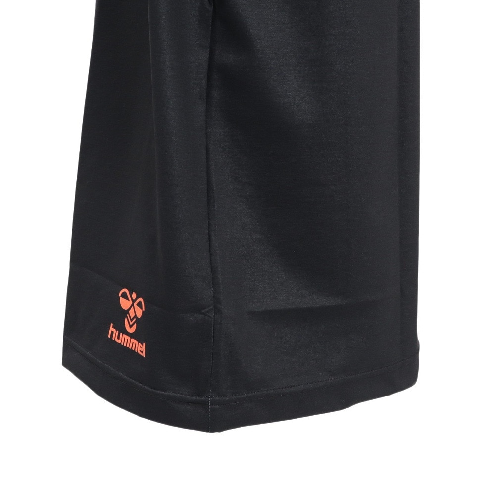 ヒュンメル（hummel）（メンズ、レディース）【新商品】 スポーツウェア コットンライク Tシャツ ユニセックス ブラック XB UVカット HAPB4095XB-90
