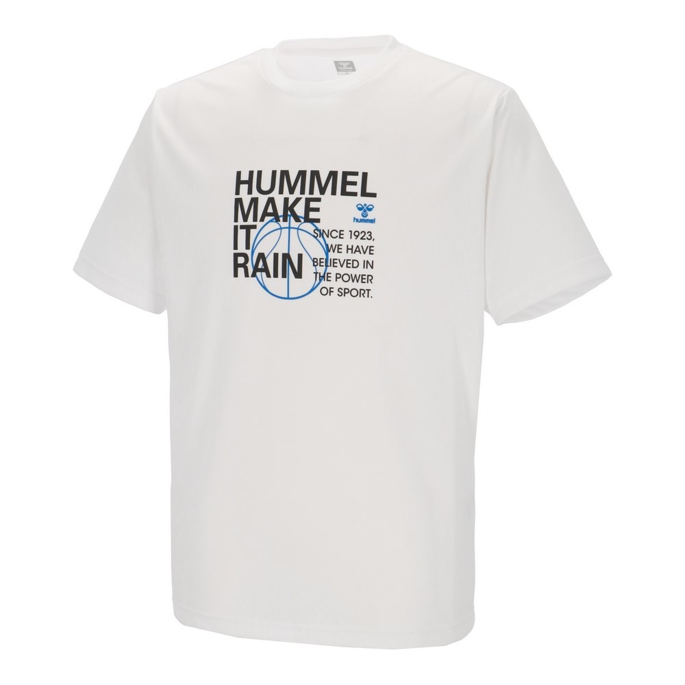 ヒュンメル（hummel）（メンズ、レディース）バスケットボールウェア グラフィックTシャツ HAPB4099XB-10