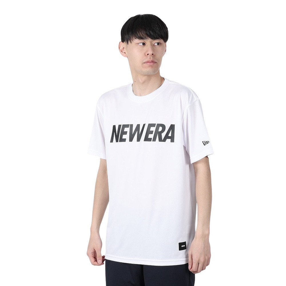 ニューエラ（NEW ERA）（メンズ）【新商品】 バスケットボールウェア Performance Apparel 半袖 テック Tシャツ WHI 14410127