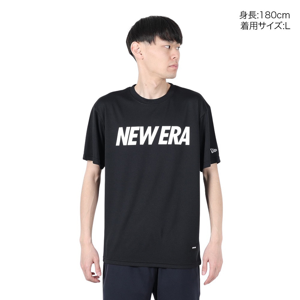 ニューエラ（NEW ERA）（メンズ）【新商品】 バスケットボールウェア Performance Apparel 半袖 テック Tシャツ BLK 14410129