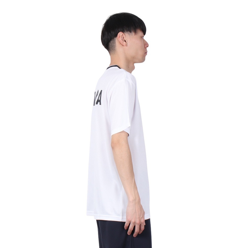 ニューエラ（NEW ERA）（メンズ）バスケットボールウェア 半袖 テック Tシャツ Stripe Colla 14410130