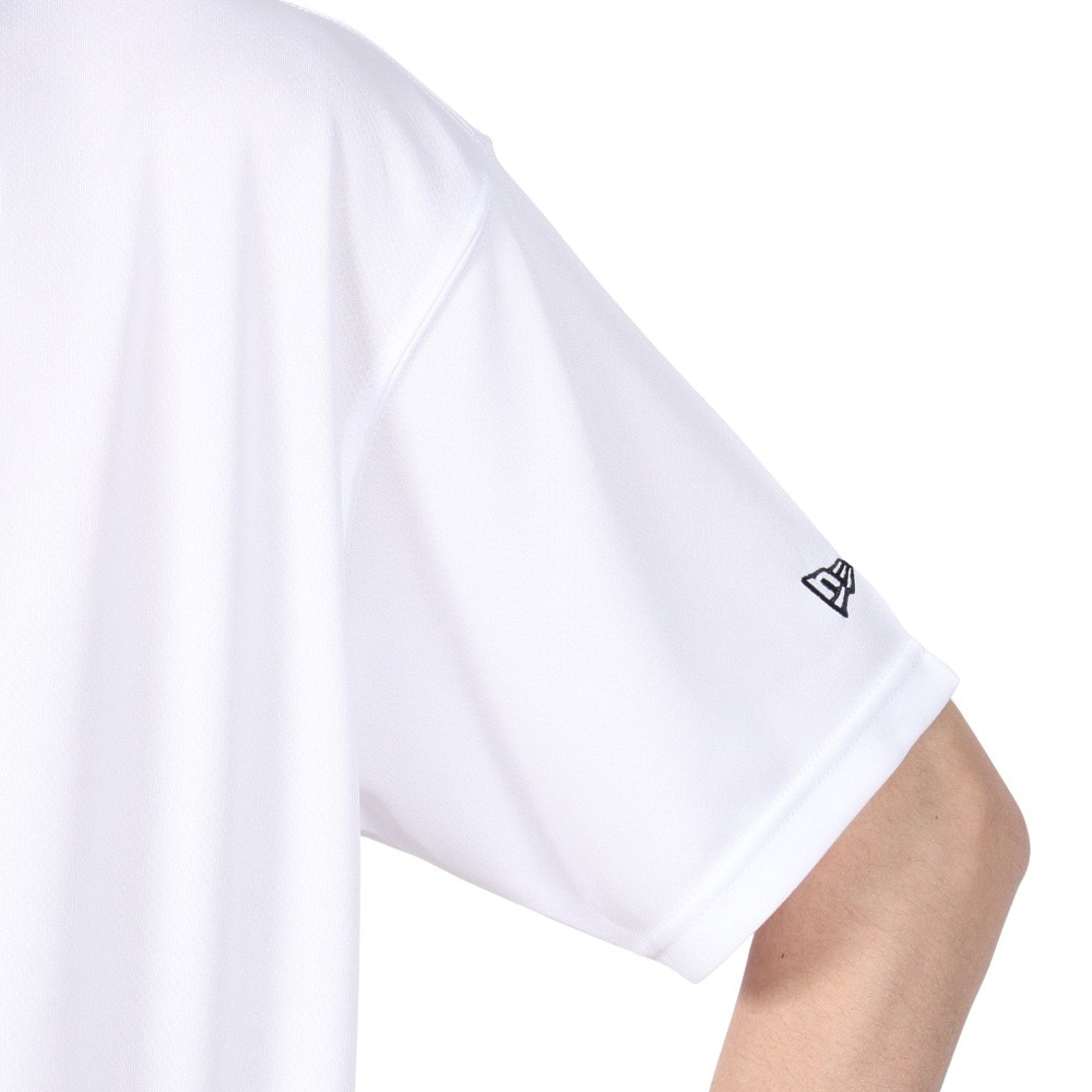 ニューエラ（NEW ERA）（メンズ）バスケットボールウェア 半袖 テック Tシャツ Stripe Colla 14410130