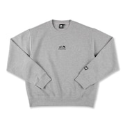 (メンズ、レディース)バスケットボールウェア ダブルフェイス スウェット クルーネック EZFW24USW001