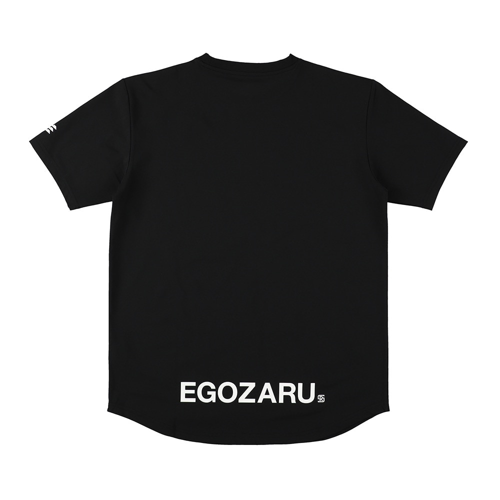 エゴザル（EGOZARU）（メンズ、レディース）バスケットボールウェア RSワンポイント バックプリント 半袖Tシャツ RIKU ERAL99UST002RSC001