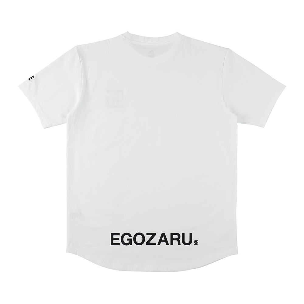 エゴザル（EGOZARU）（メンズ、レディース）バスケットボールウェア RSワンポイント バックプリント 半袖Tシャツ RIKU ERAL99UST002RSC002
