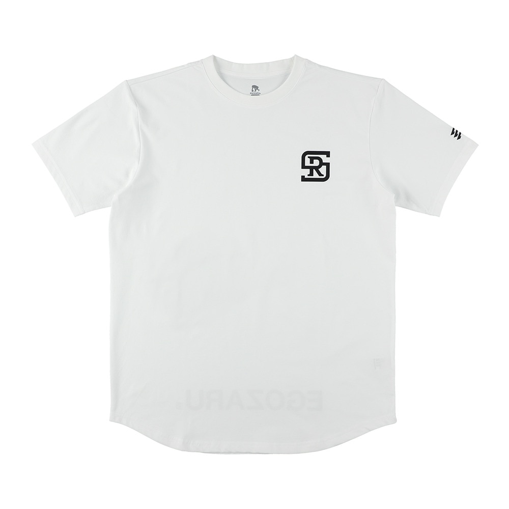 エゴザル（EGOZARU）（メンズ、レディース）バスケットボールウェア RSワンポイント バックプリント 半袖Tシャツ RIKU ERAL99UST002RSC002