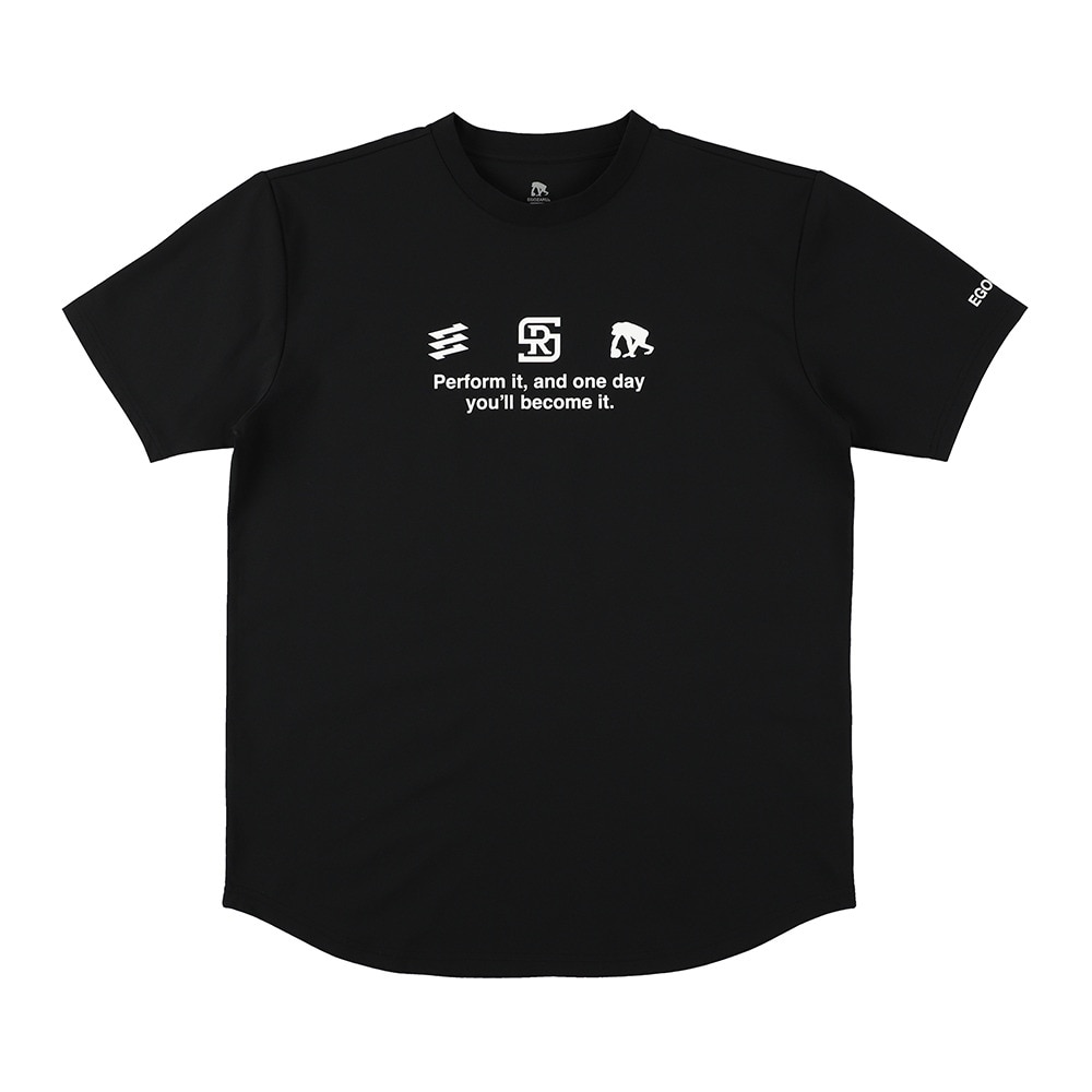 エゴザル（EGOZARU）（メンズ、レディース）バスケットボールウェア RSスリーロゴ 半袖Tシャツ RIKU ERAL99UST003RSC001