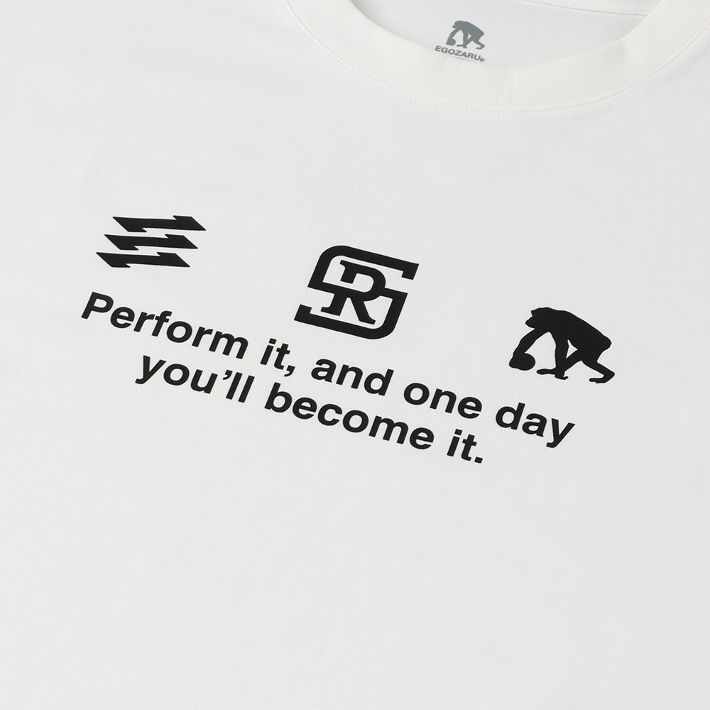 エゴザル（EGOZARU）（メンズ、レディース）バスケットボールウェア RSスリーロゴ 半袖Tシャツ RIKU ERAL99UST003RSC002