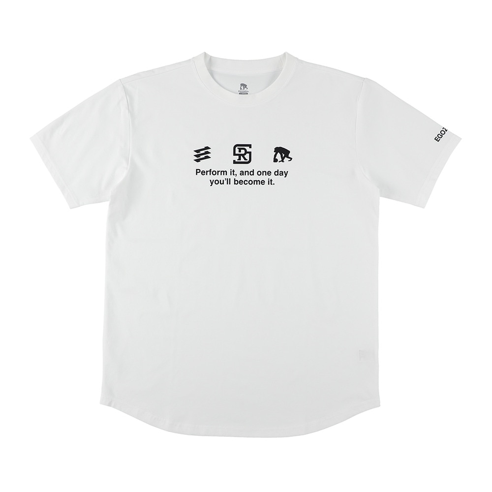 エゴザル（EGOZARU）（メンズ、レディース）バスケットボールウェア RSスリーロゴ 半袖Tシャツ RIKU ERAL99UST003RSC002