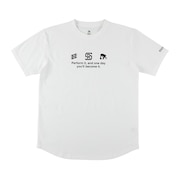 (メンズ、レディース)バスケットボールウェア RSスリーロゴ 半袖Tシャツ RIKU ERAL99UST003RSC002