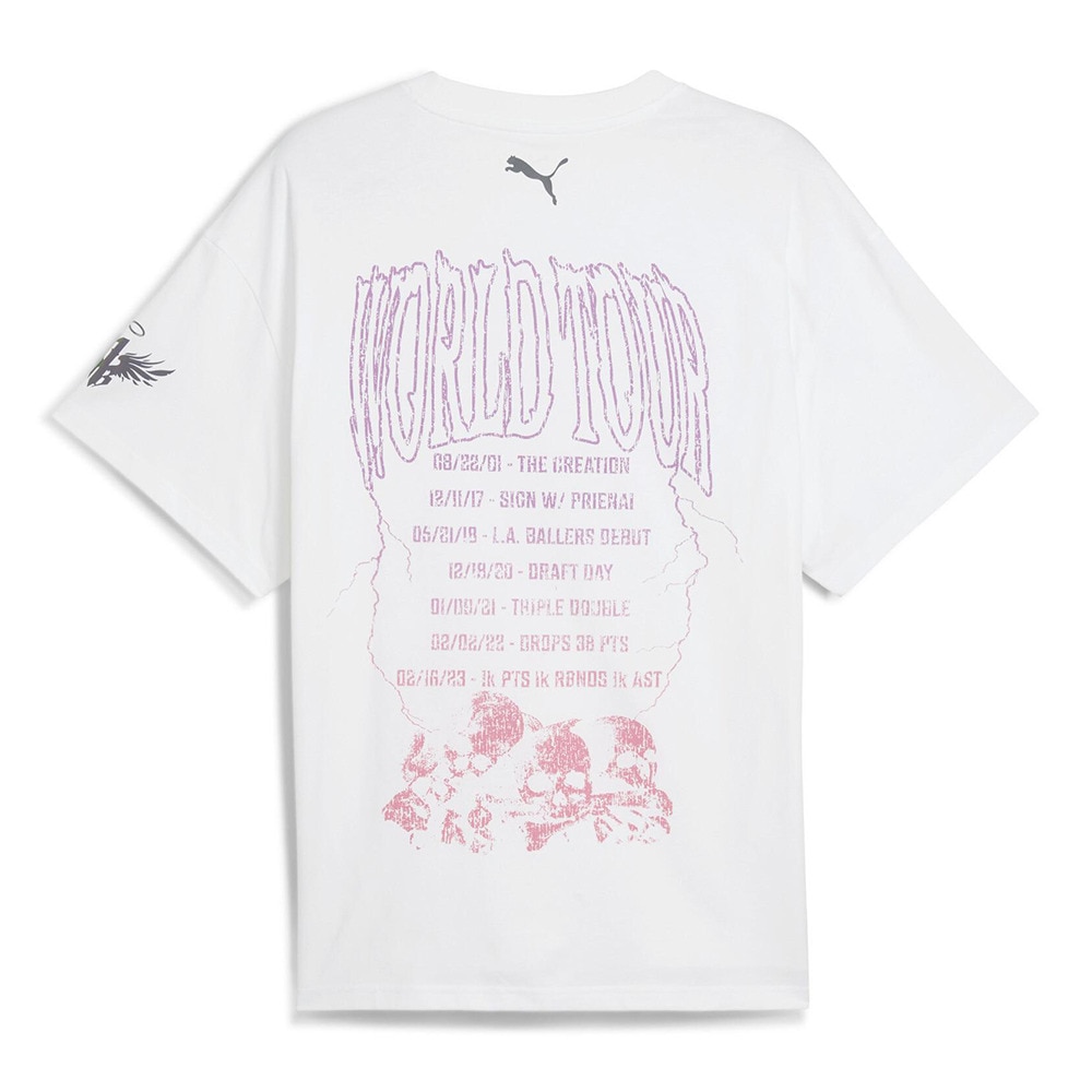 プーマ（PUMA）（メンズ）バスケットボールウェア LAMELO WORLD TOUR NAMENT 半袖Tシャツ I 63237201