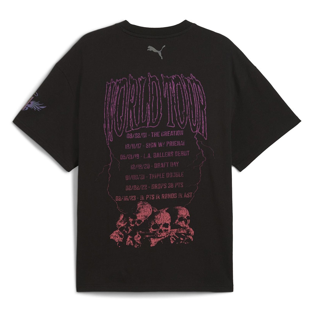 プーマ（PUMA）（メンズ）バスケットボールウェア LAMELO WORLD TOUR NAMENT 半袖Tシャツ I 63237202
