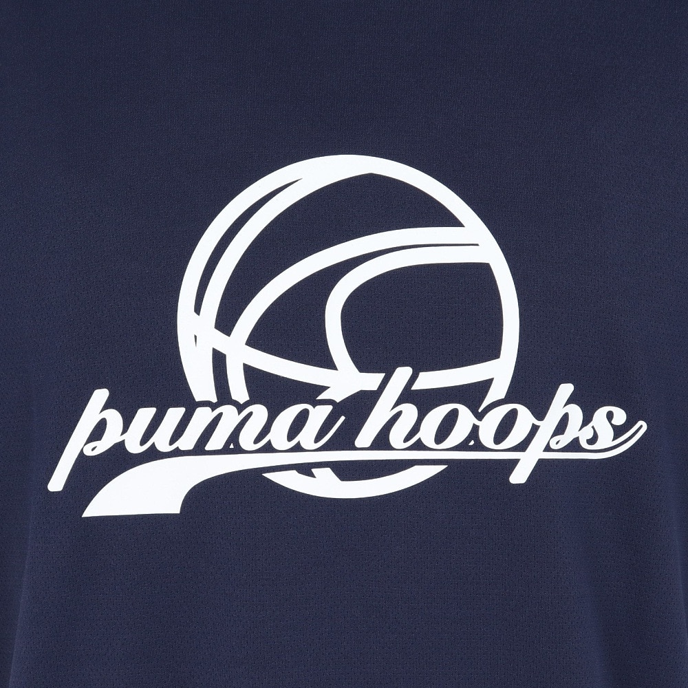 プーマ（PUMA）（メンズ）バスケットボールウェア HOOPS グラフィック 半袖 Tシャツ 63337804