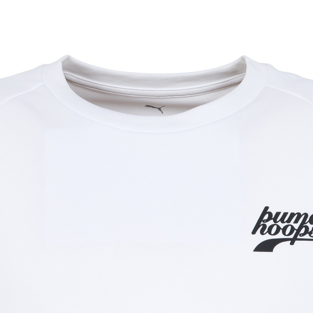 プーマ（PUMA）（メンズ）バスケットボールウェア シンプル スモール ロゴ 長袖 Tシャツ 63337902