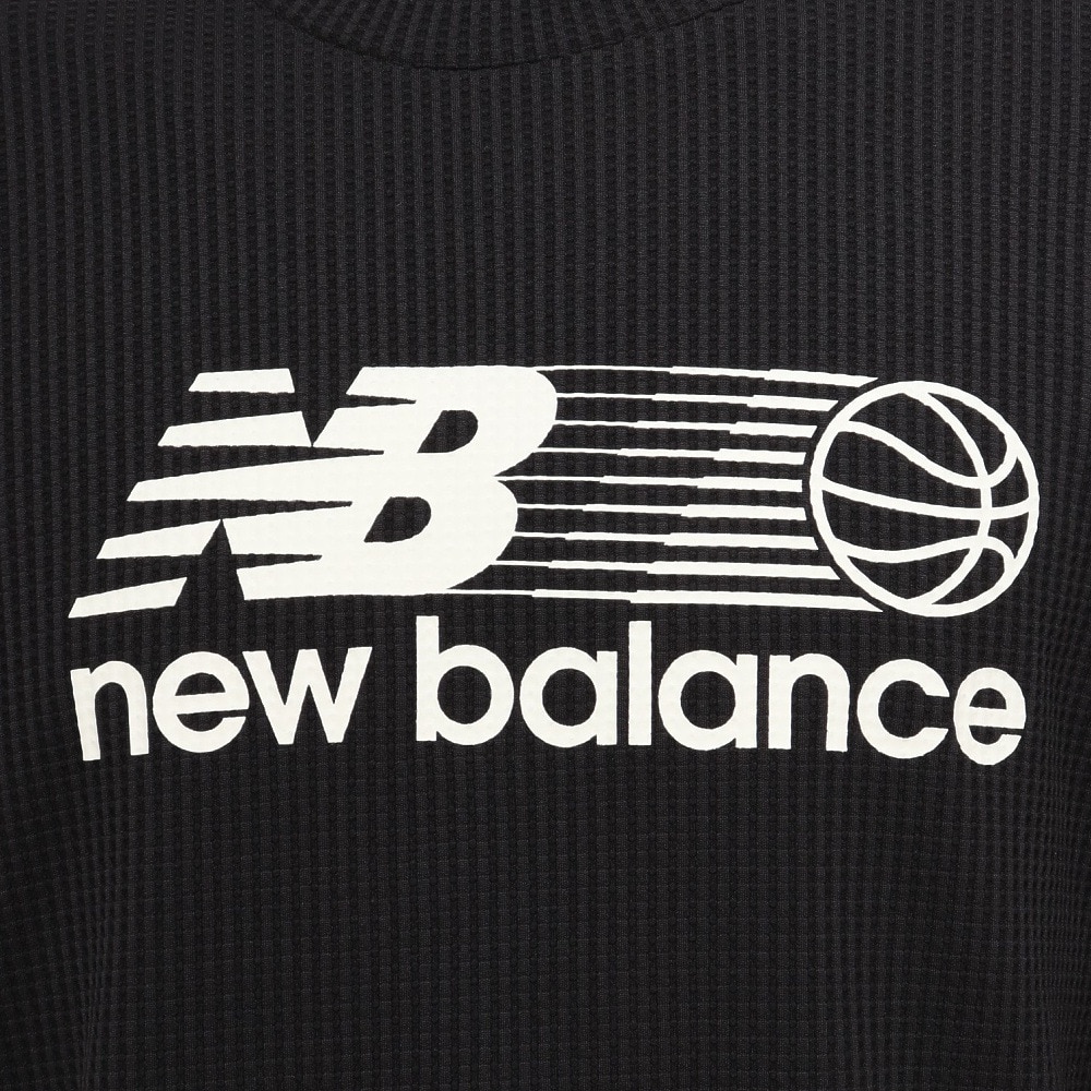 ニューバランス（new balance）（メンズ）バスケットボールウェア グラフィックショートスリーブシャツ AMT55620BK