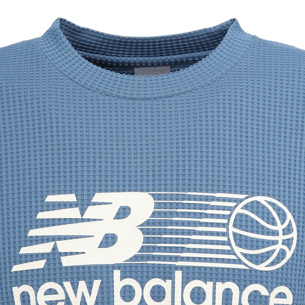 ニューバランス（new balance）（メンズ）バスケットボールウェア グラフィック半袖シャツ AMT55620DAL