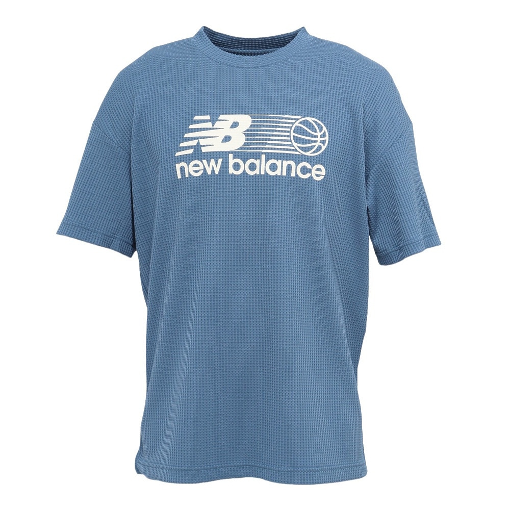 ニューバランス（new balance）（メンズ）バスケットボールウェア グラフィック半袖シャツ AMT55620DAL