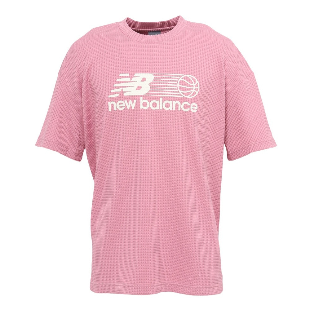 ニューバランス（new balance）（メンズ）バスケットボールウェア グラフィック半袖シャツ AMT55620PTF