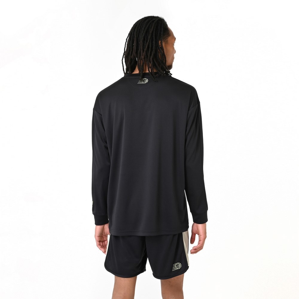 ニューバランス（new balance）（メンズ）バスケットボールウェア グラフィック ロングスリーブシャツ AMT55625BK