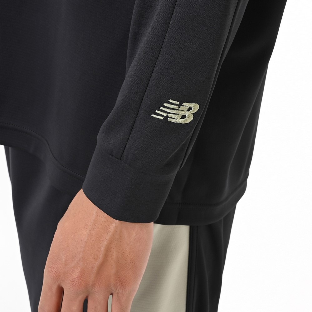 ニューバランス（new balance）（メンズ）バスケットボールウェア グラフィック ロングスリーブシャツ AMT55625BK