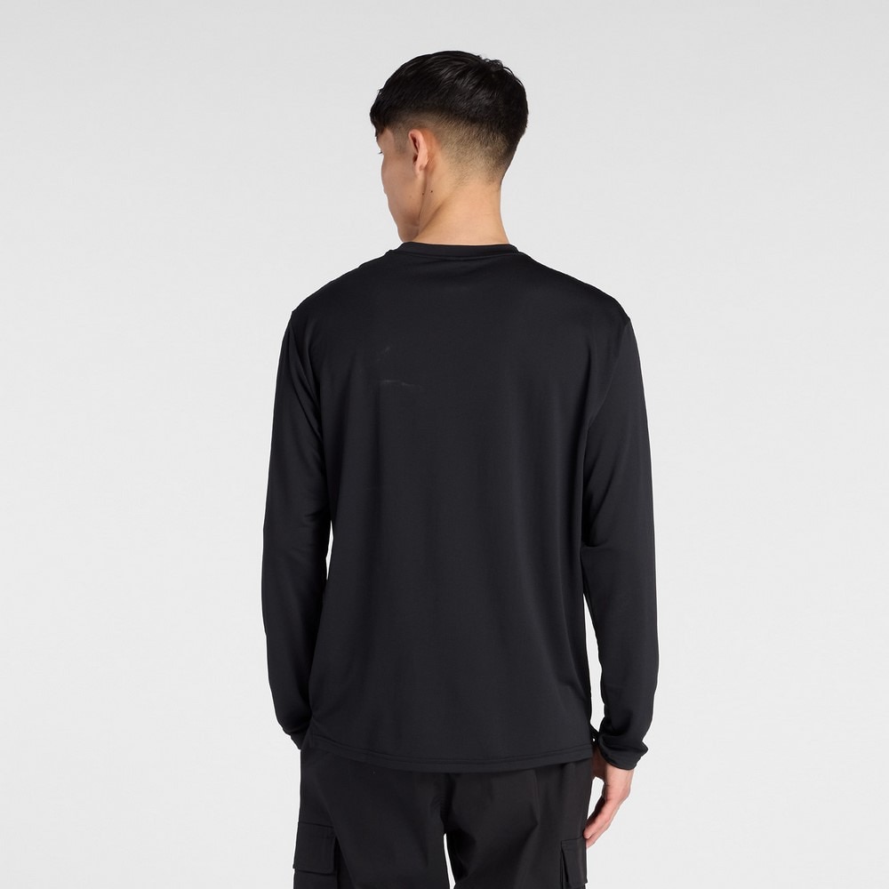 ニューバランス（new balance）（メンズ）バスケットボールウェア グラフィック トレーニング ロングスリーブシャツ MT53631BK