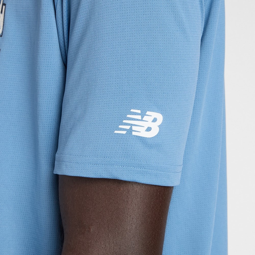 ニューバランス（new balance）（メンズ）バスケットボールウェア グラフィック トレーニング ショートスリーブシャツ MT53630SRU