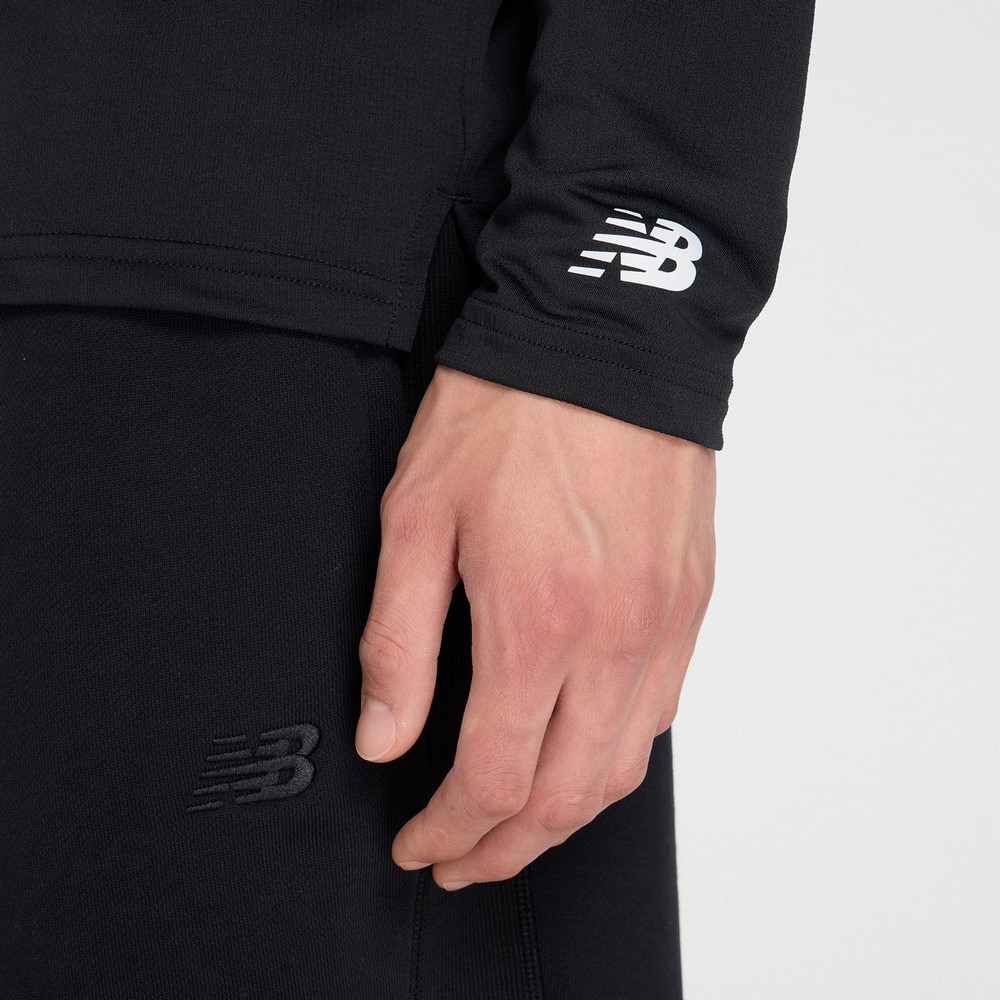 ニューバランス（new balance）（メンズ）バスケットボールウェア グラフィック トレーニング ロングスリーブシャツ MT53632BK