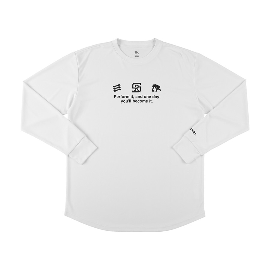 エゴザル（EGOZARU）（メンズ、レディース）【10月17日発売開始予定】バスケットボールウェア RSスリーロゴ ロングスリーブTシャツ 瀬川選手 ERAL99ULS003RSC002