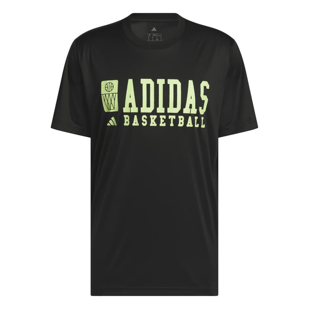 アディダス（adidas）（メンズ）バスケットボールウェア グラフィック 半袖Tシャツ IS052-KS2033