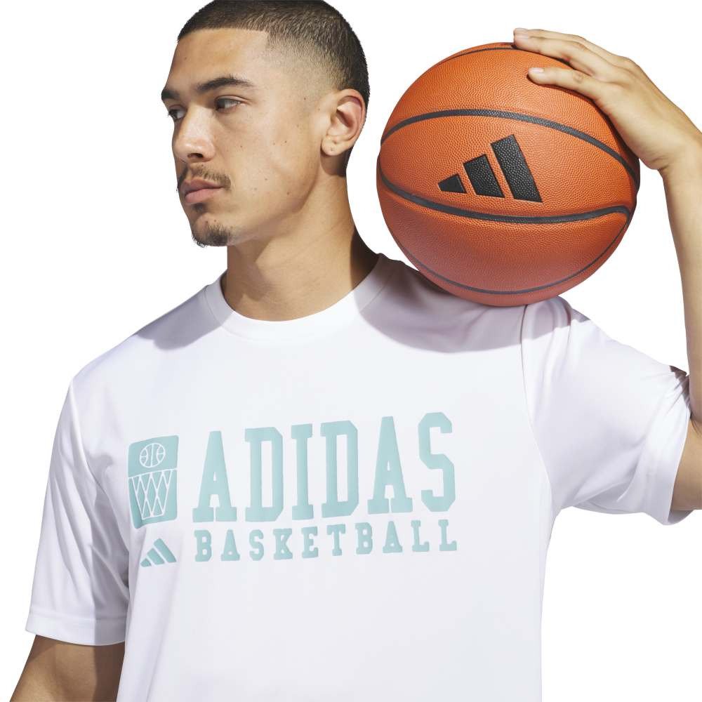 アディダス（adidas）（メンズ）バスケットボールウェア グラフィック 半袖Tシャツ IS052-KS2035