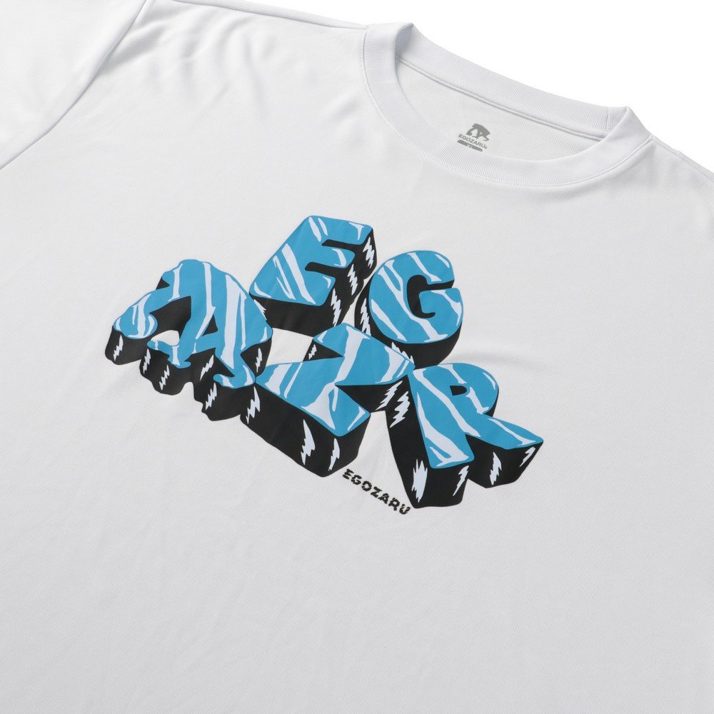 【新品未開封品】エゴザル　バスパン　Tシャツ 白　青　XL エゴザル（EGOZARU）（メンズ、レディース）バスケットボールウェア