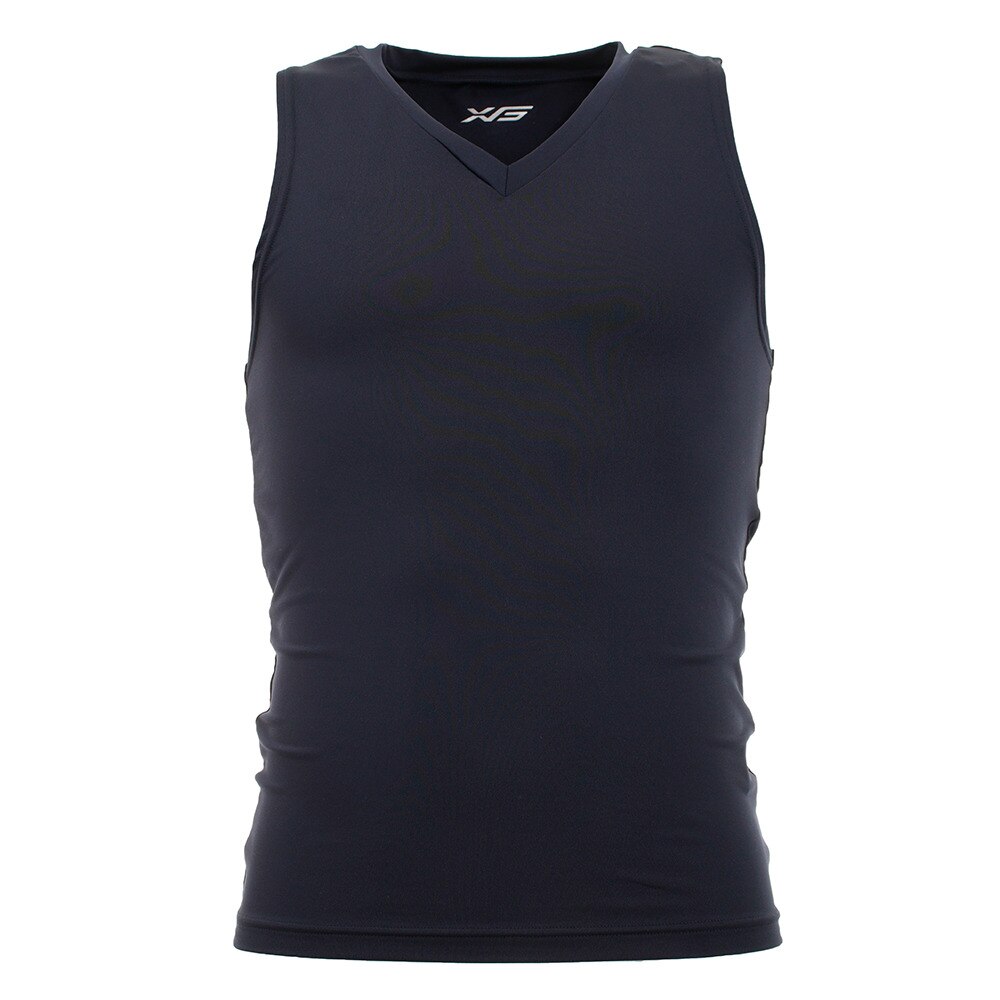 ストレッチ Vネックノースリーブ 751G6ES3522 NVY