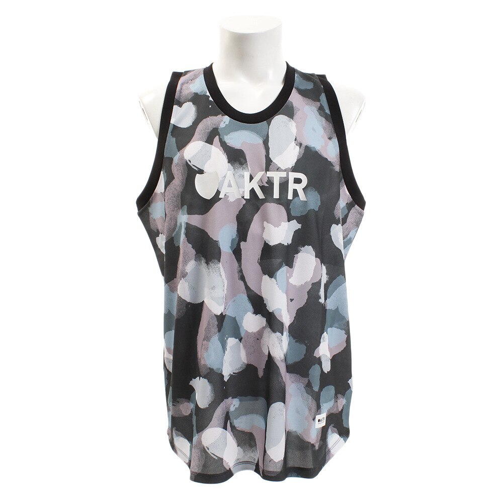 【多少の傷汚れありの為大奉仕】BLEEDING CAMO タンクトップ 119-032001 BK
