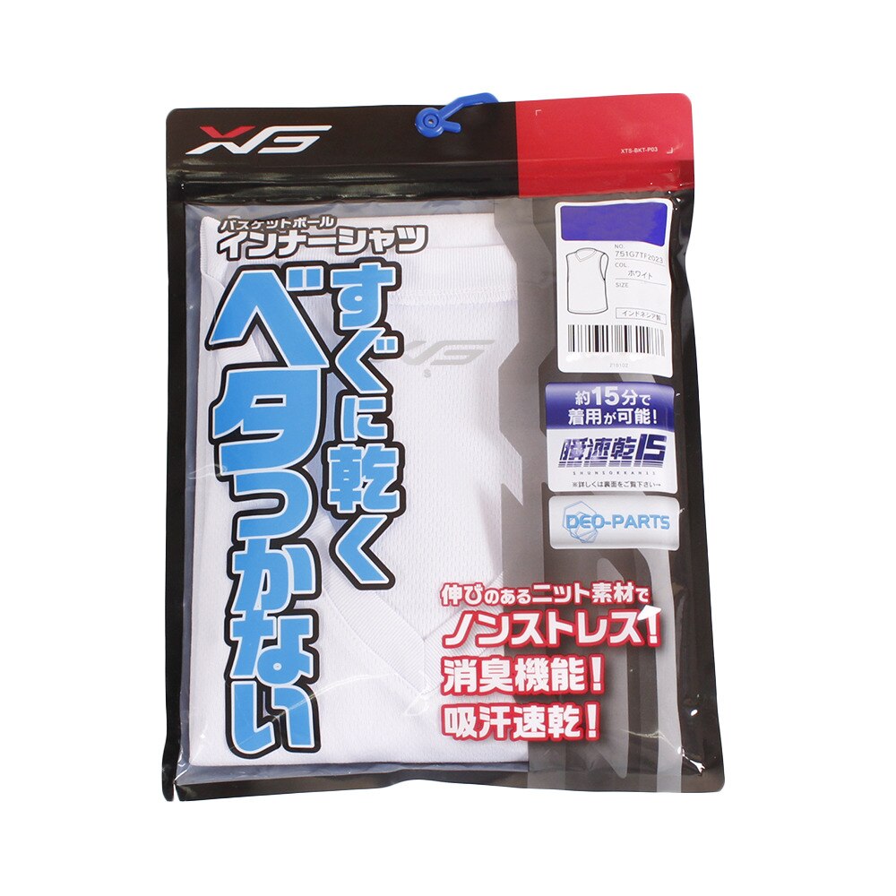 ドライプラス15 インナーシャツ 751G7TF2023 WHT