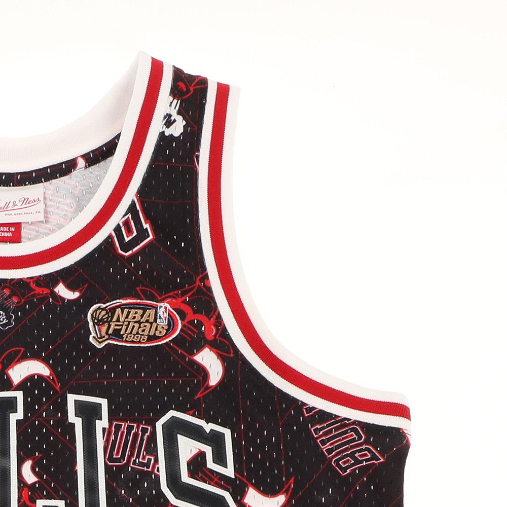 ミッチェルアンドネス（Mitchell&Ness）（メンズ）NBA シカゴブルズ バスケットボールウェア Tear Up Pack タンクトップ MSPOBW19081-CBUPTBK M